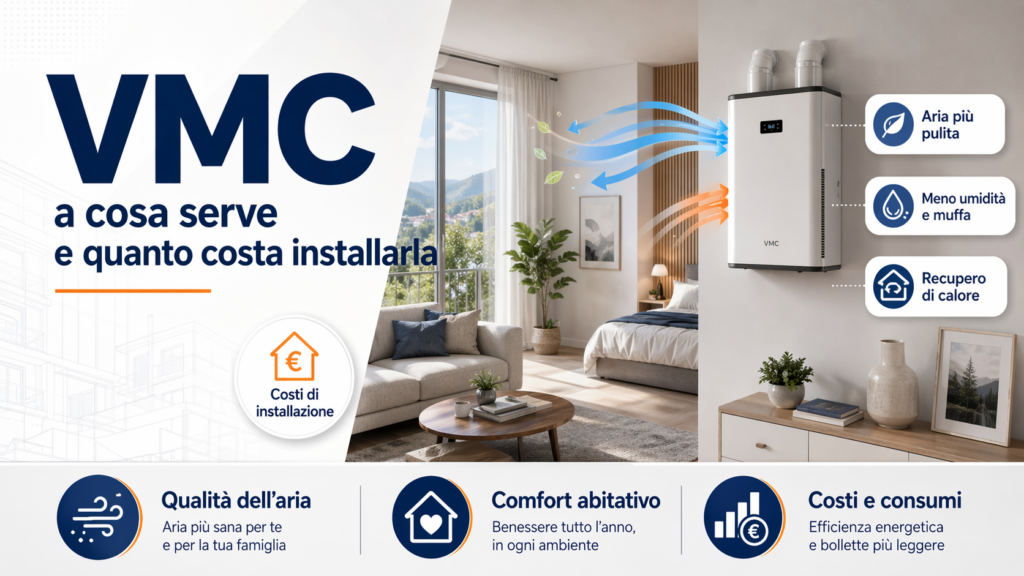 Abitazione con VMC e ricambio di aria
