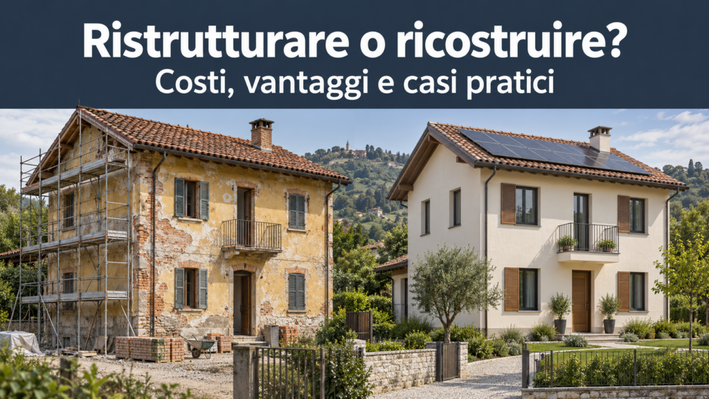 Demolire o ricostruire?